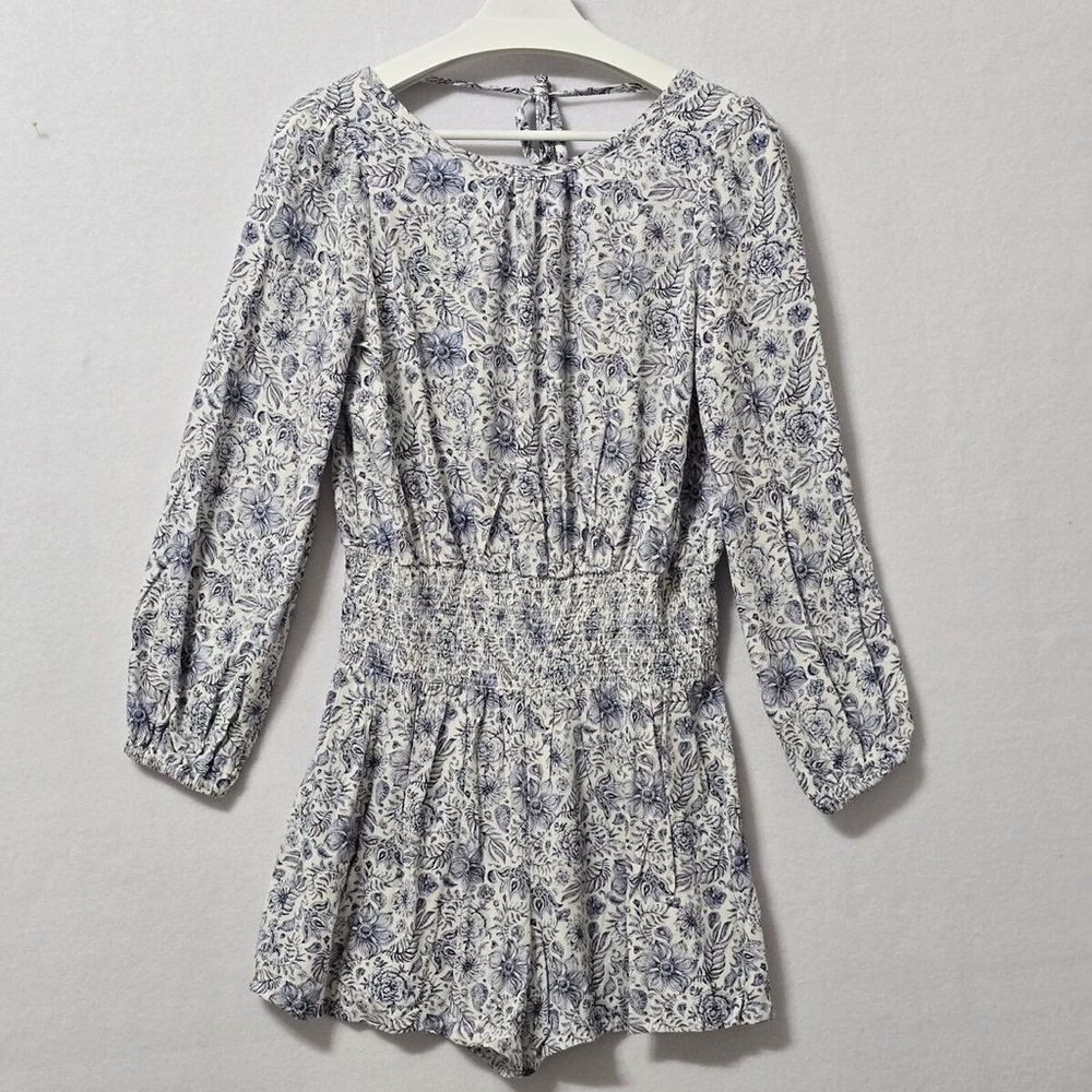 Splendid x Cella Jane Printed Smock Waist Romper